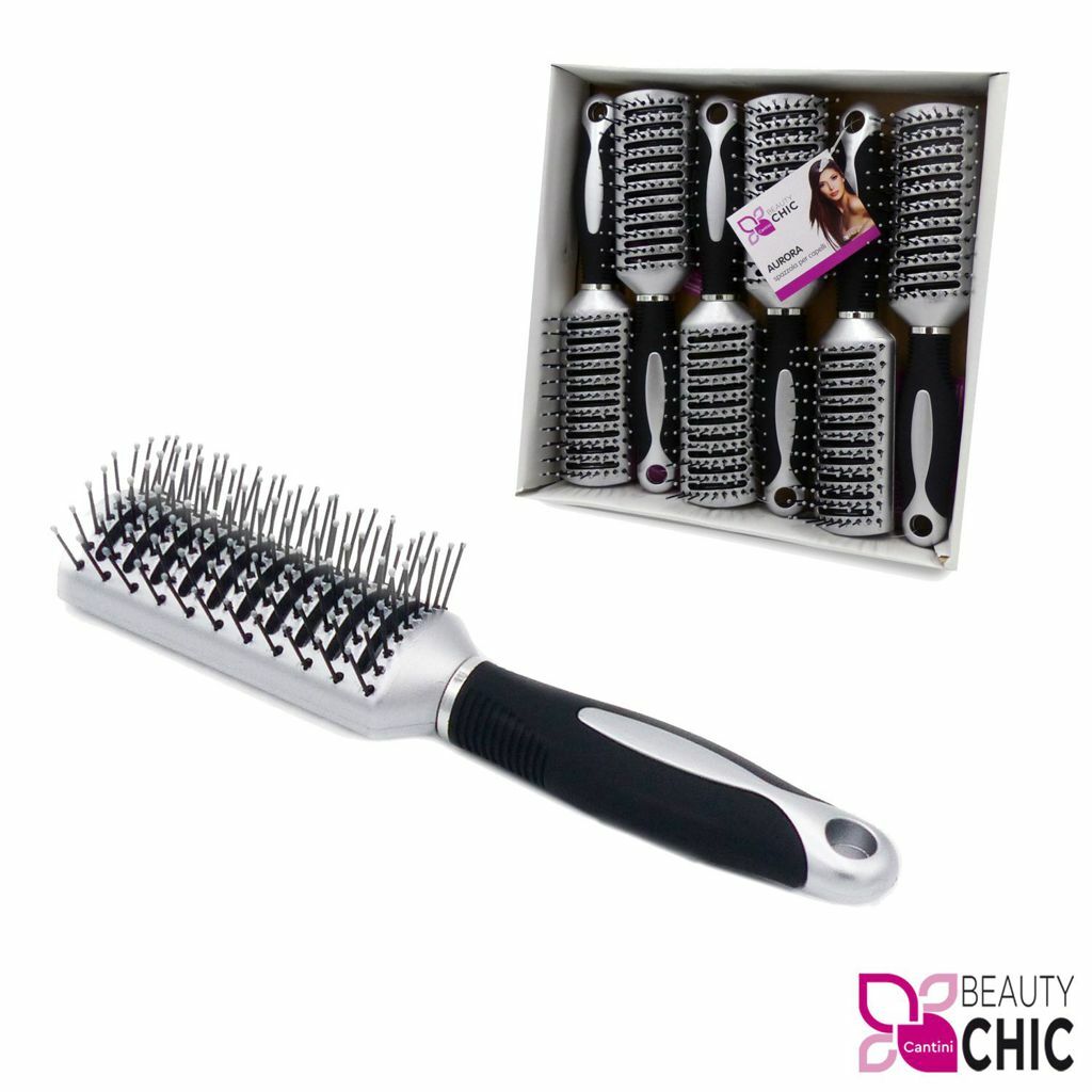 Set 6 Pezzi Spazzola Rettangolare Acconciatura Capelli Professionale hmj
