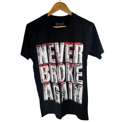 NWT Never Broke Again Drip Bloody Big Logo T-shirt Men s S | Streetwear HipHop