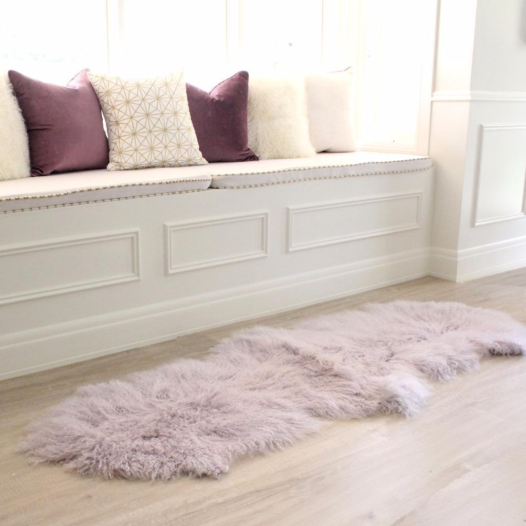 lilac rug for nursery