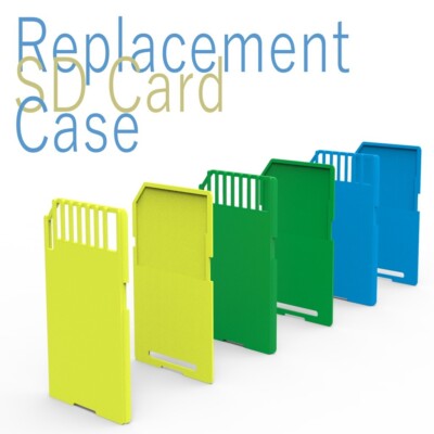 3D Printed SD Card Replacement Shell - Cracked/Broken Shell Case Replacement (2)