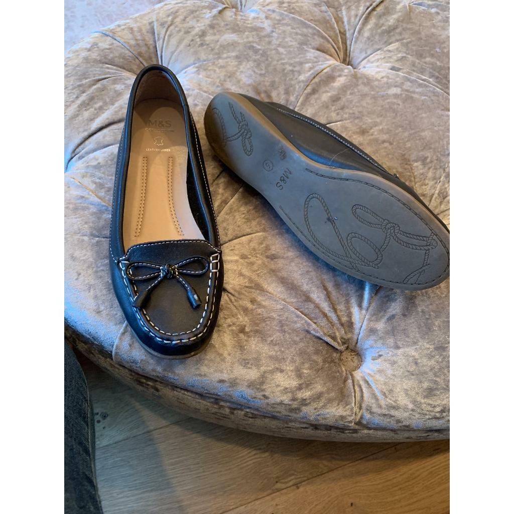 m&s ladies flat shoes