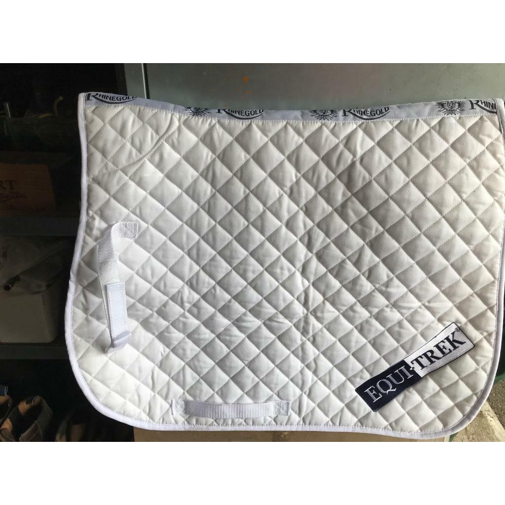 Large white saddle pad with logo in Pelton, County Durham Gumtree