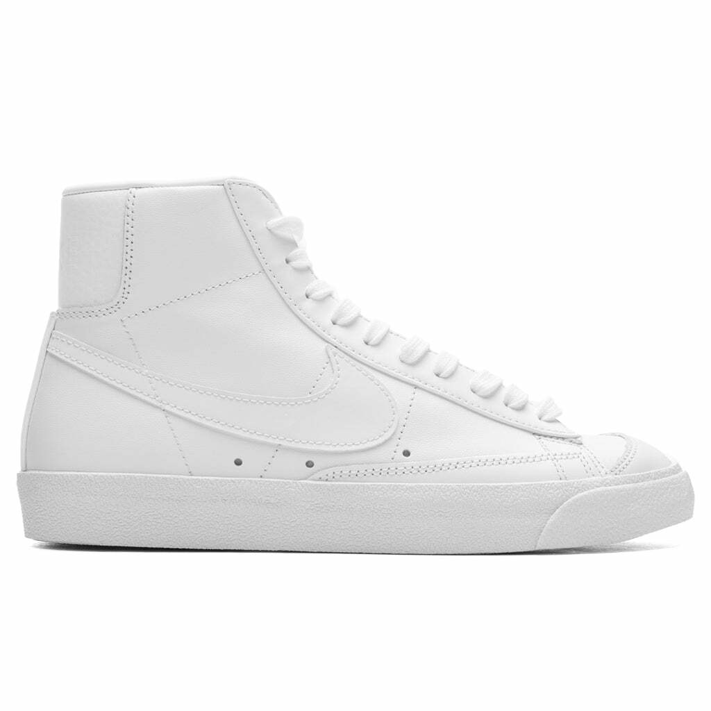 

Женские винтажные кожаные кроссовки Nike Blazer Mid 77 тройного белого цвета CZ1055-117, размер 10,5, Белый, Nike Blazer 77