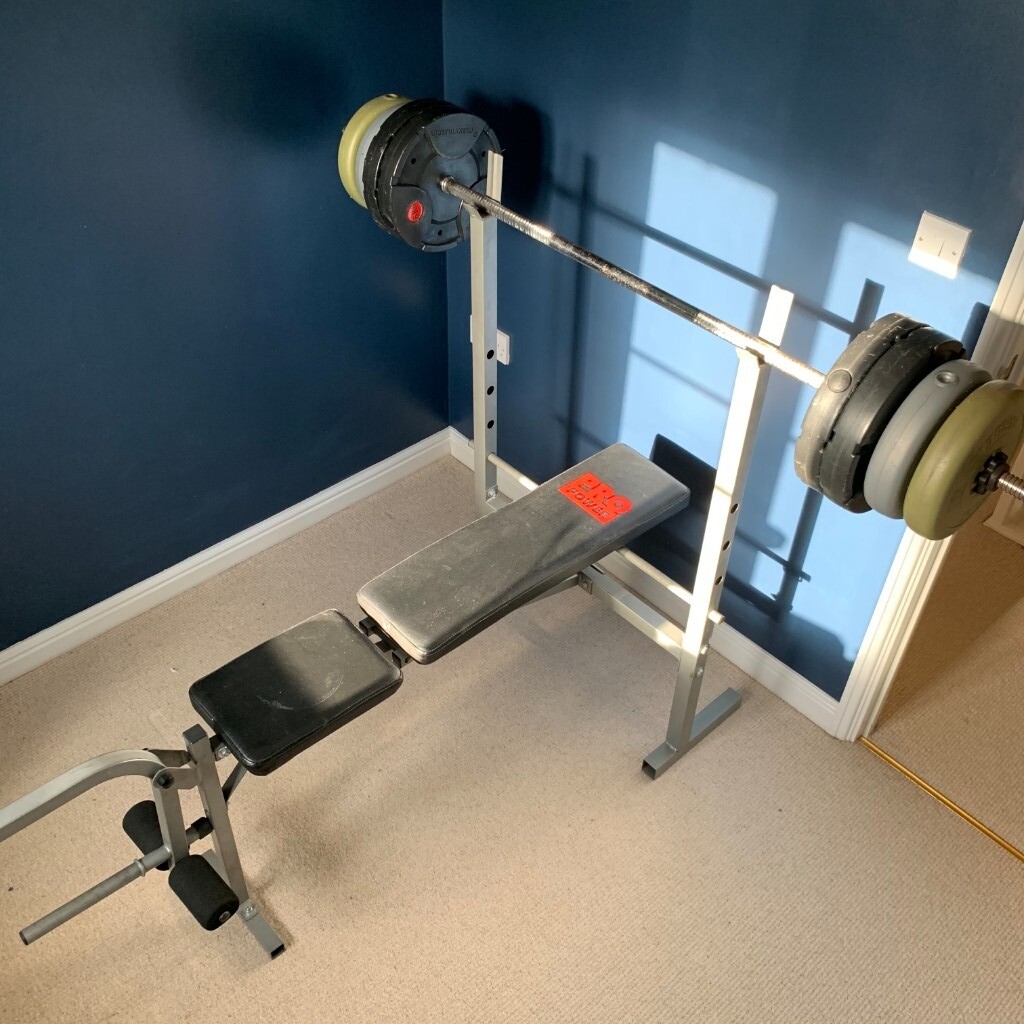 Weight Bench with 40KG Vinyl Weights in Kings Lynn, Norfolk Gumtree