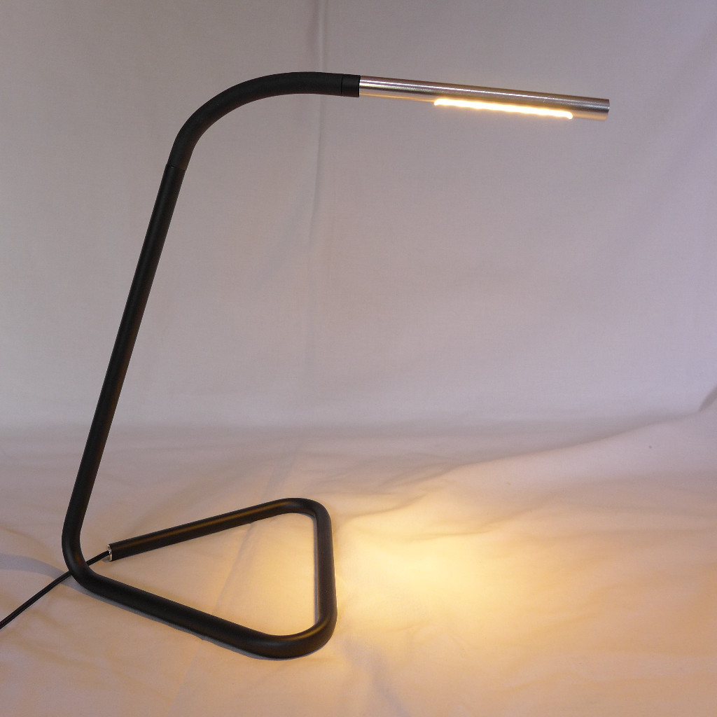 Black & Silver IKEA Harte LED Work Lamp, 3W, USB, Perfect Condition, As
