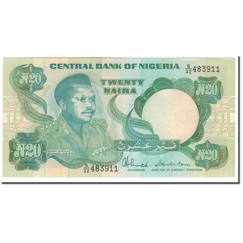 [#620281] Billet, NigéRia, 20 Naira, Km:26c, Neuf