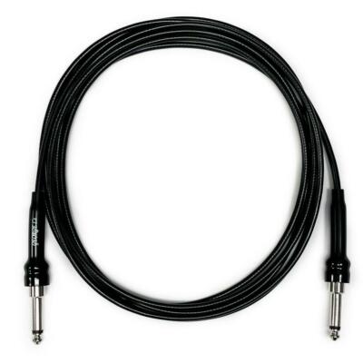 George L's .155 10 Foot Instrument Straight Guitar Cable - Black