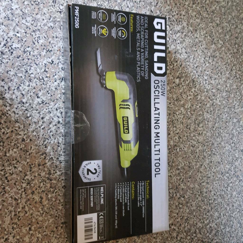 Guild 3in1 MultiTool with 10 Accessories 250W in Bexleyheath