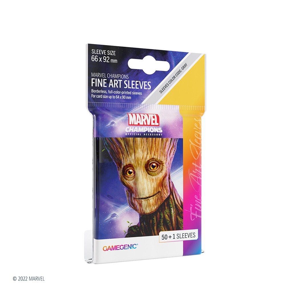 Рукава Groot Art 50 кар. GameGenic Marvel Champions NEW