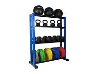*SALE* Multi Use Gym Storage System - Single Bay 166cm *Dumbbell Rack Plate Tree Olympic*