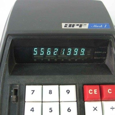 APF Mark 1 Calculator Vintage 1970s Works Made in Japan