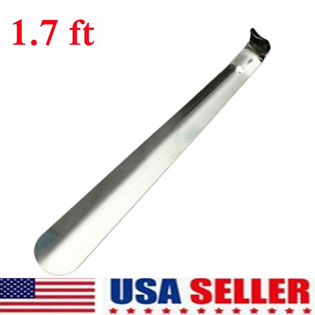 Stainless Steel Handled Metal Shoehorn Horns