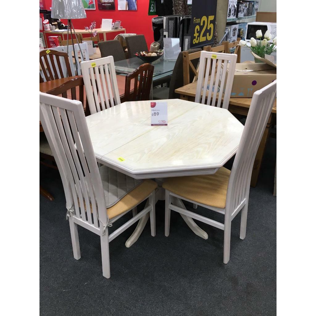 BHF Light wood dining table and 4 chairs in Wallington, London Gumtree