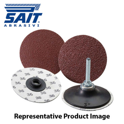 Sait 52322 Lok 2'' United Abrasives Heavy Duty Grinding Discs 50 Grit QTY 10