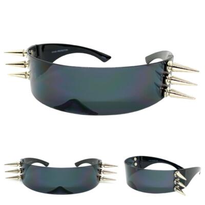 Ravemen Alter rock Gen2 Cycplus オマケつき Biker Gothic Punk Rock Raver Shield Party DJ SUN GLASSES