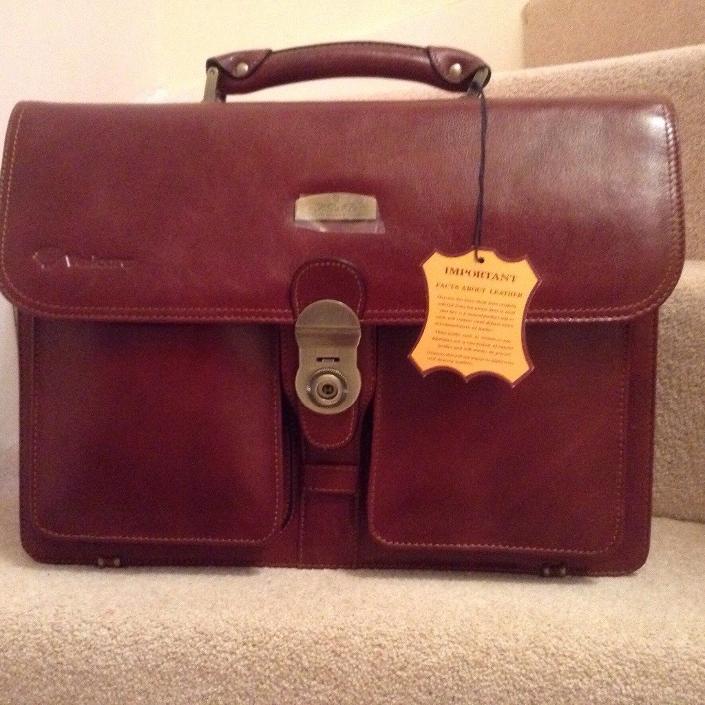 San Babila Milano Leather Briefcase/Bag in Swindon, Wiltshire Gumtree