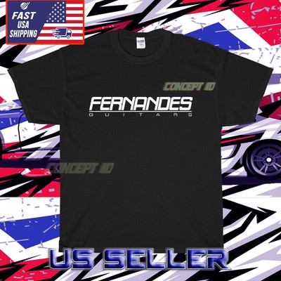 HOT!! Fernandes Guitar Logo Retro Vintage Unisex T-shirt S-5XL