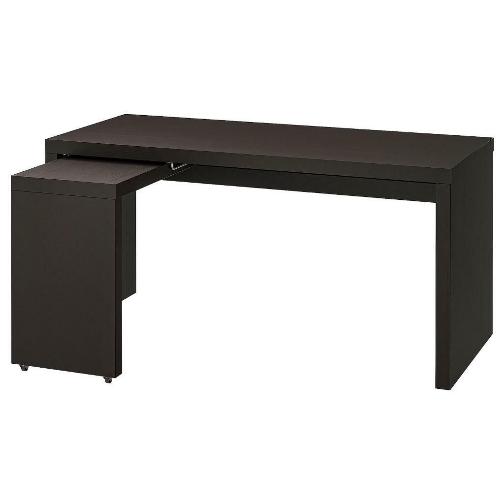 Alex Desk Black Brown 51 5 8x23 5 8 Ikea
