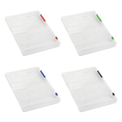 Clear Paper Note Dateispeicherclip Case Student A4 Bag Ordnerzubehör