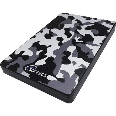 Sonnics ext. Festplatte 1TB grau camouflage 