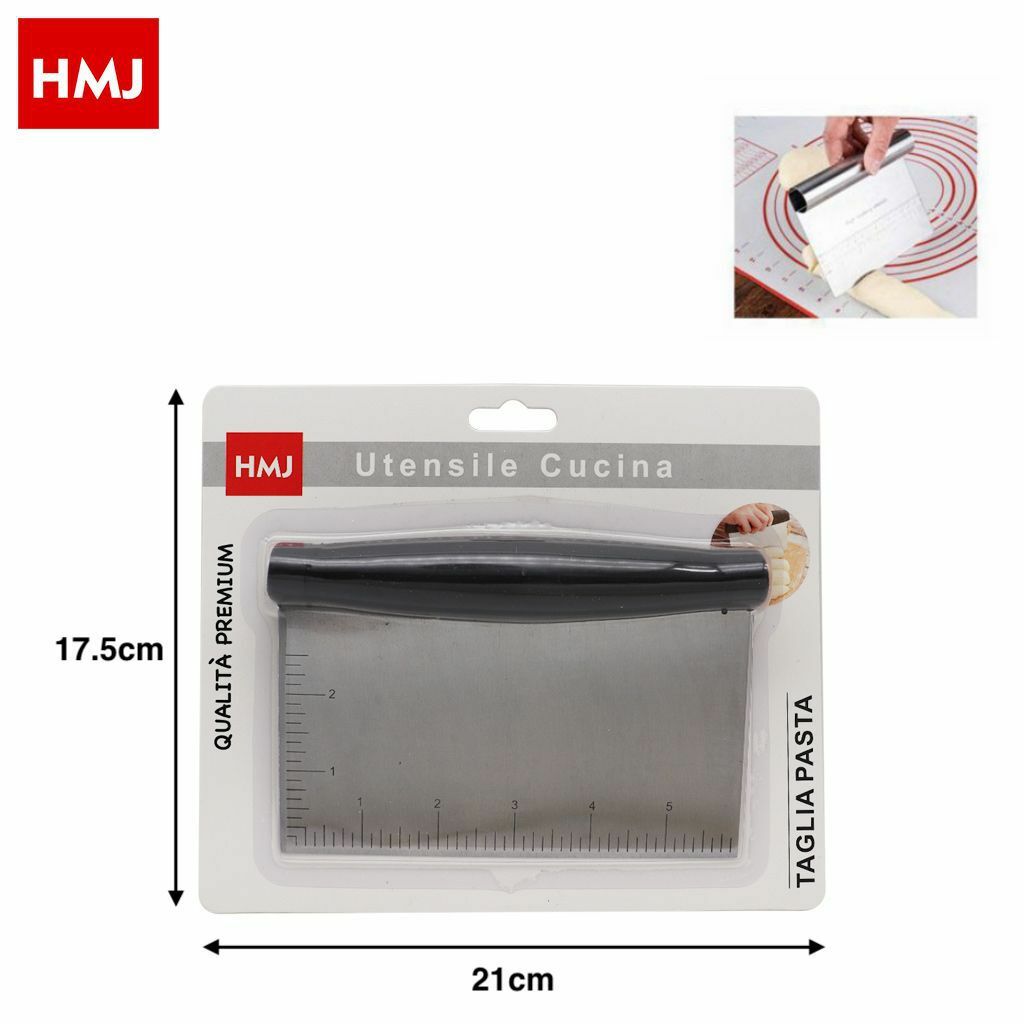 Tagliapasta Raschietto Spatola Dolci Cucina Acciaio Inox Con Manico hmj