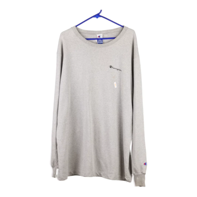 Champion Sweatshirt XL Grey Cotton Blend
