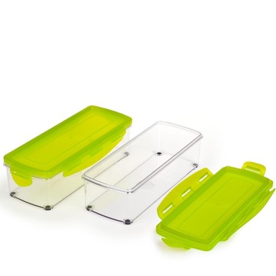 Genius - Nicer Dicer Plus Kompakt Behälter Set mit Deckel Auffangbehälter 33556