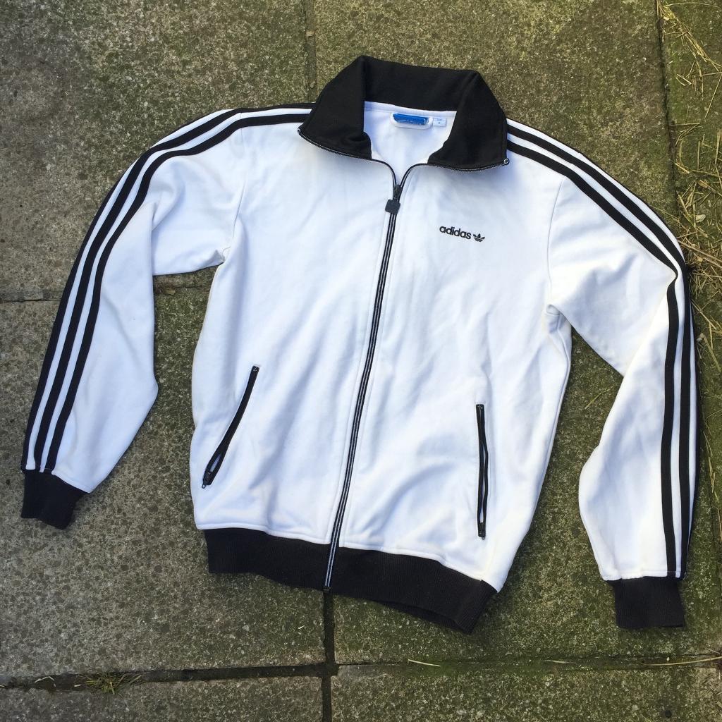 adidas beckenbauer jacket white