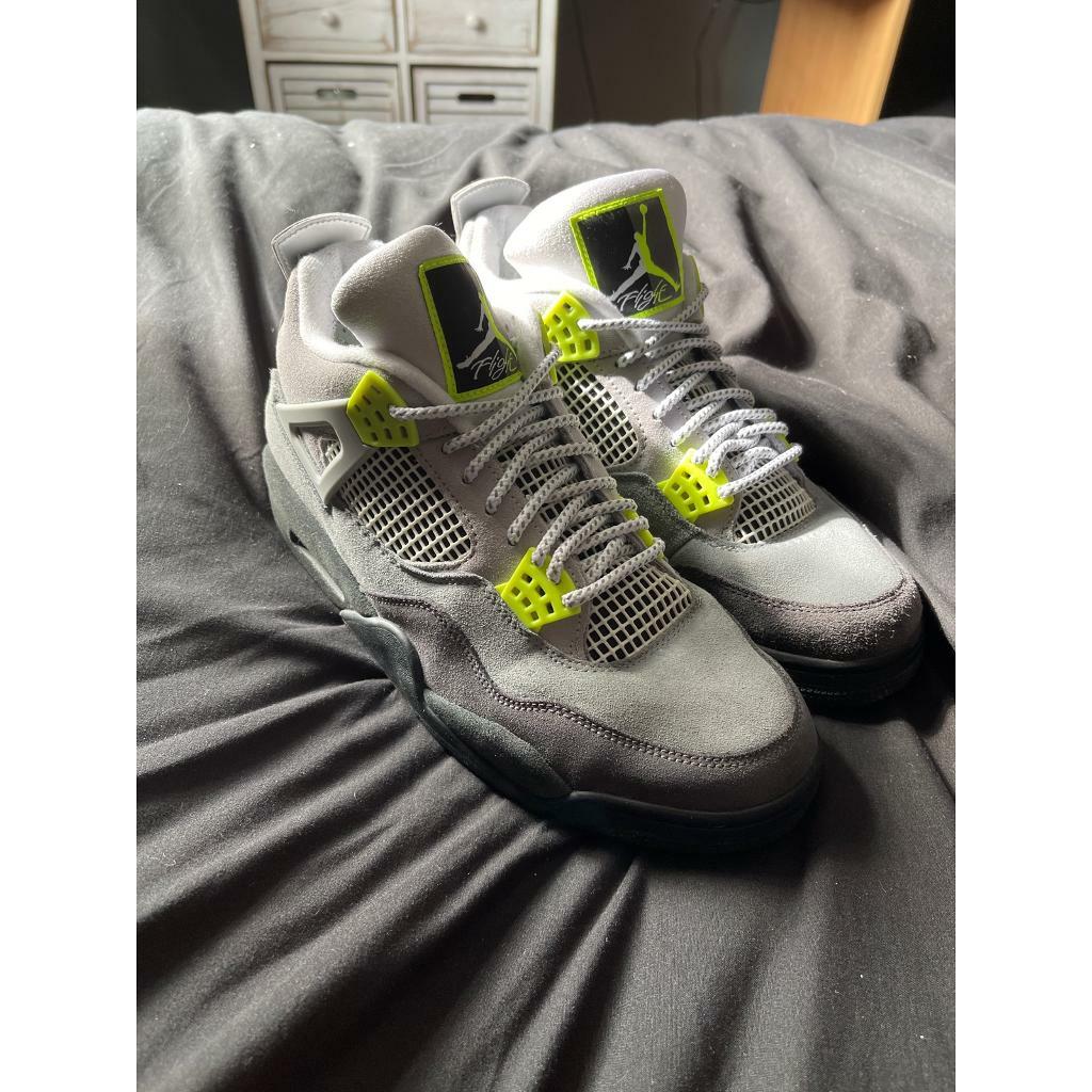Nike Jordan 4 Neon's - UK 9.5 - OPEN TO OFFERS | in Cheltenham,  Gloucestershire | Gumtree