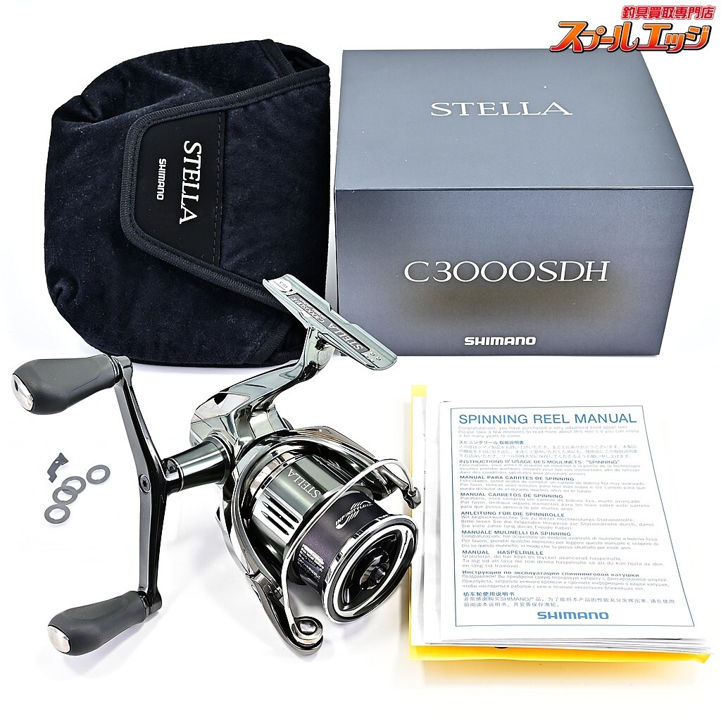 リール SHIMANO STELLA C3000SDH Mint】Shimano 22 STELLA C3000SDH Spinning Reel from Japan