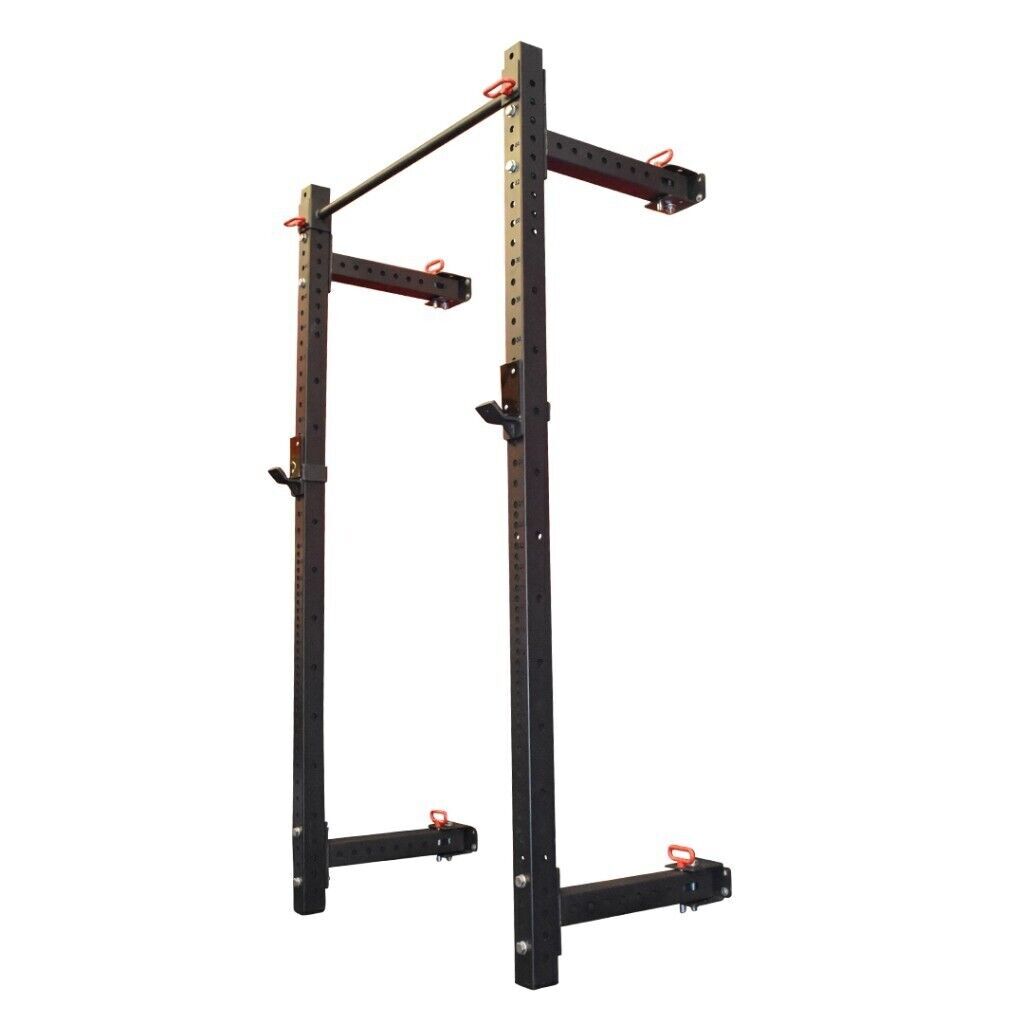 Athlete Series Folding Squat Rack / Rig Weights Home Gym in Dromore