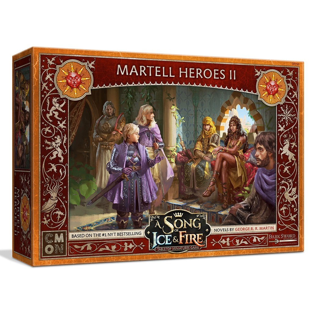 MARTELL HEROES 2 Песнь Льда и Пламени Миниатюры ASOIAF CMON NIB