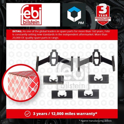 Brake Pad Fitting Kit fits HONDA CIVIC 1.5 Rear 91 to 01 Febi Quality Guaranteed