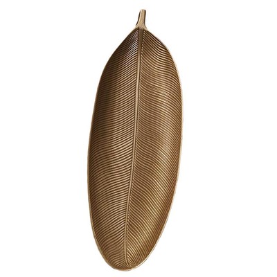 Pineapple Leaf Shape Wooden Dessert Serving Tray Fruit Dessert