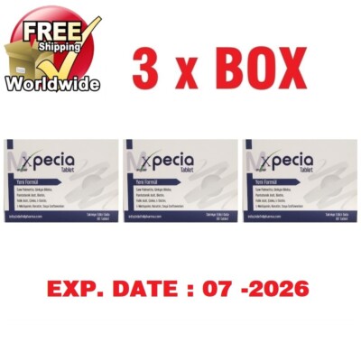 XPECIA FOR MEN 3 BOX (180 TABLET) FOR HAIR LOSS TREATMENTS EXP.DATE : 07-2026
