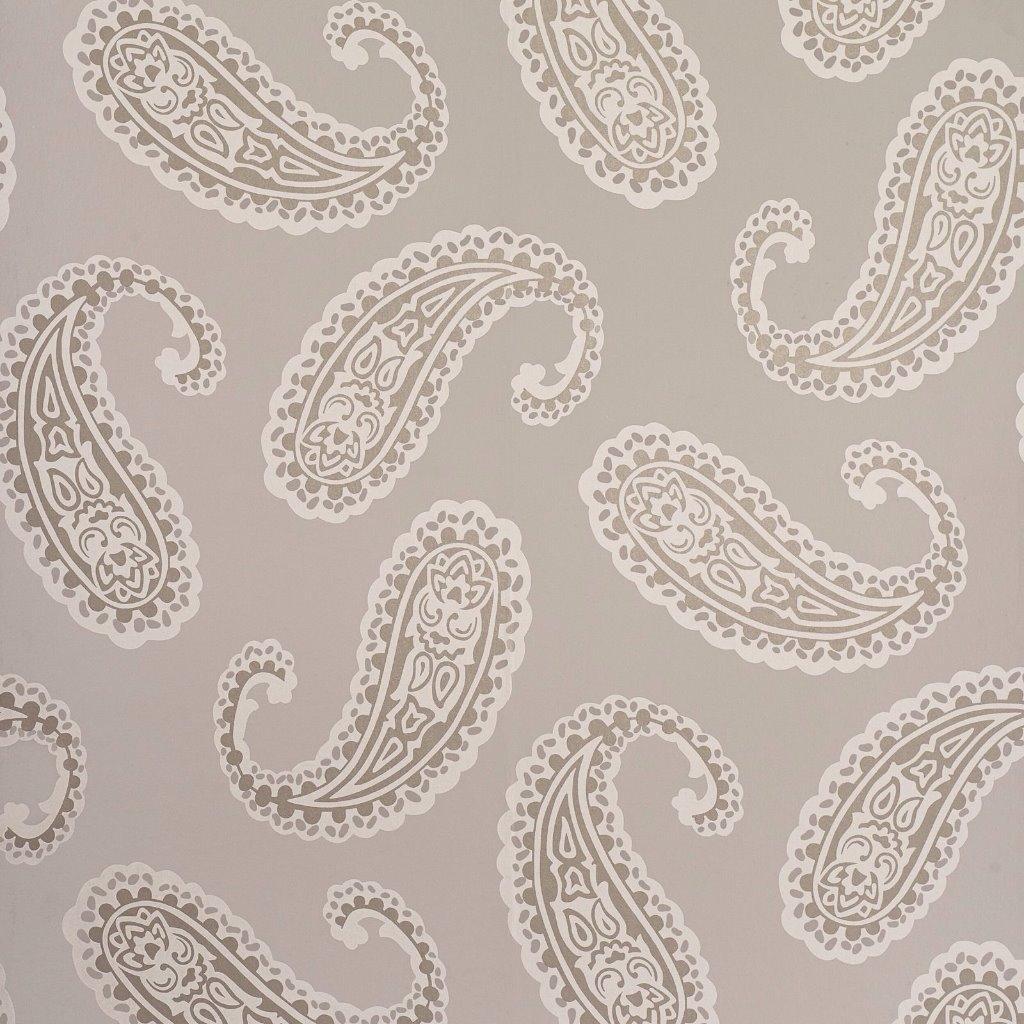 Laura Ashley Wallpaper 2 New Rolls Emperor Paisley Dove Grey Same Batch