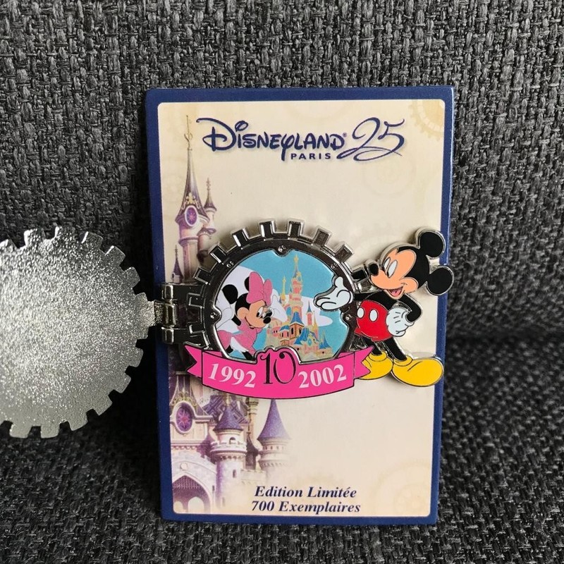 Pin 10 Countdown Mickey Minnie Compte 25 Anniversary Disneyland Paris Disney Dlp