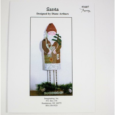 Cross Stitch Imaginating Inc Leaflet 1607 ''Santa'' by Diane Arthurs 2001
