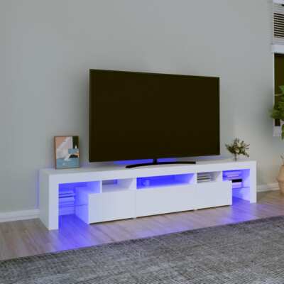 Gecheer TV Stand TV Table TV Cabinet with  Entertainment Media Center J1C6