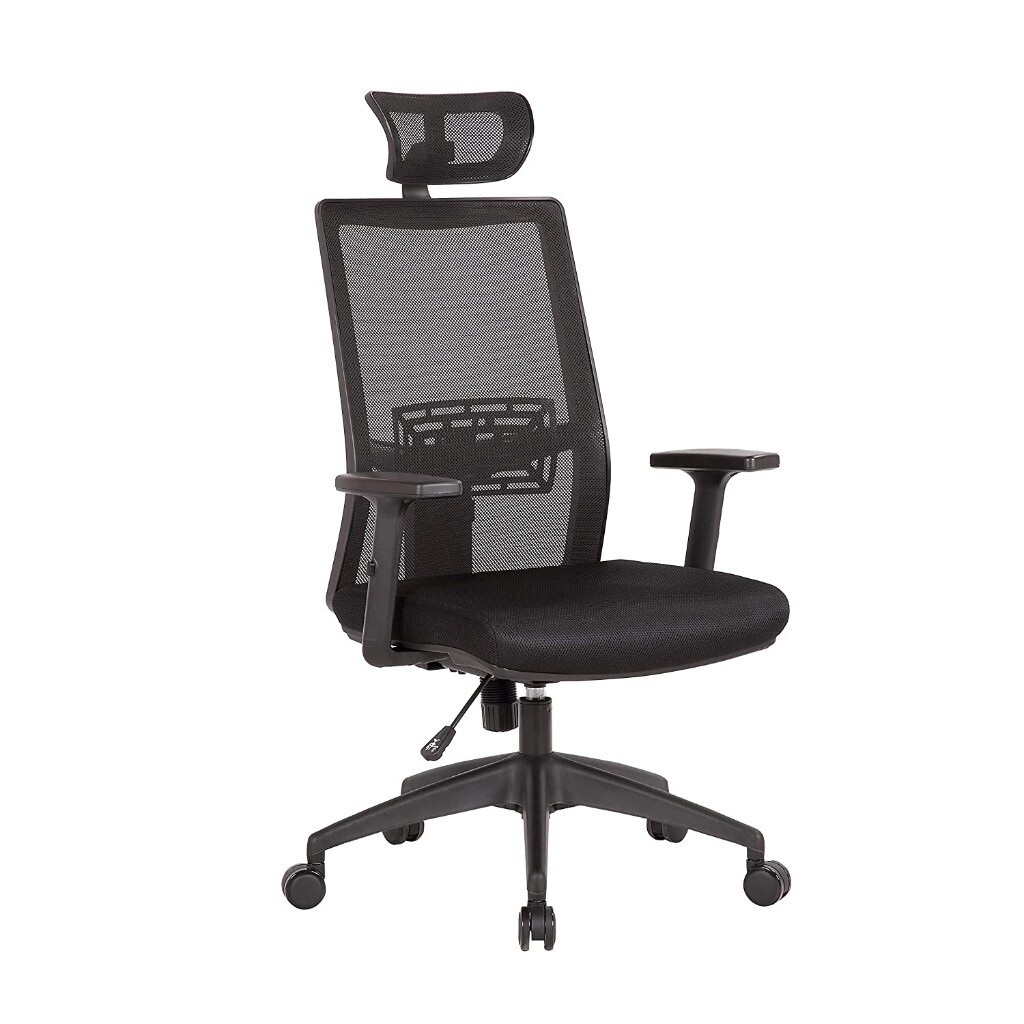 Ergonomic Office Chair with Adjustable Headrest and Lumbar support | in