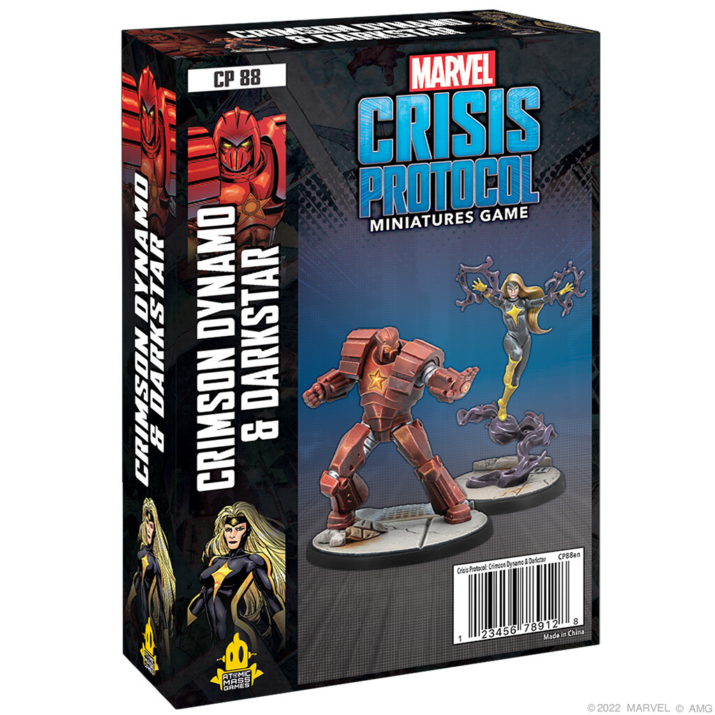 Кризисный протокол Crimson Dynamo и Darkstar Marvel AMG NIB