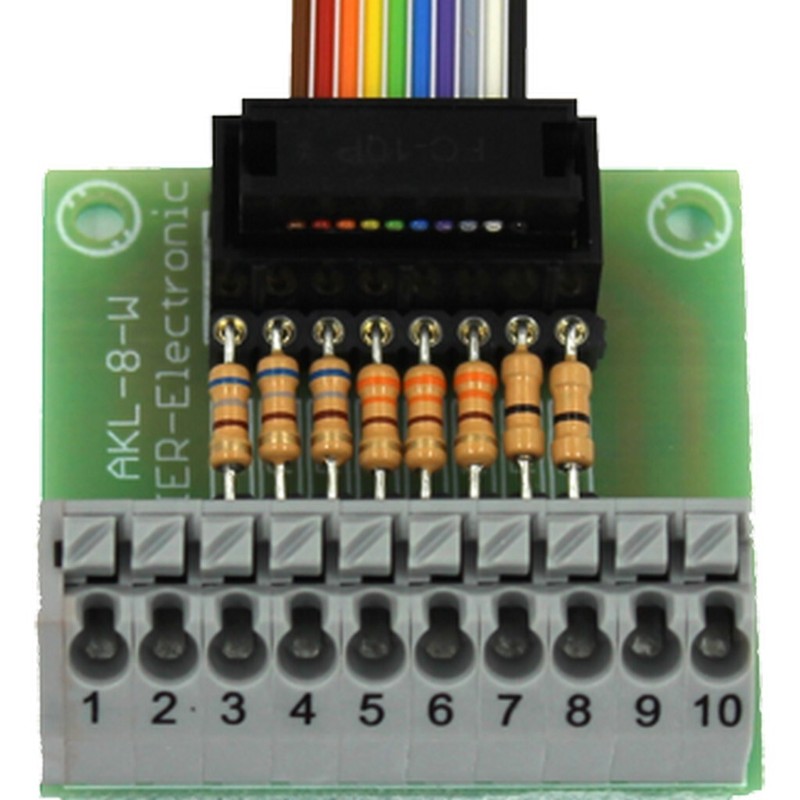 Beier Anschlussklemme Akl-8w Mit Steckbaren WiderstÃ¤Nden