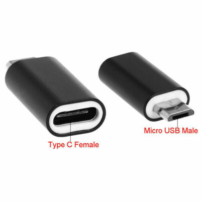 LOT USB 3.1 Type C Female to Micro USB Male Adapter Converter Connector USB-C