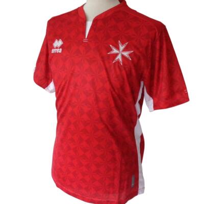 MALTA Errea 2022-2025 Home Football Shirt NEW Mens Sizes MFA Jersey BNIB BNWT