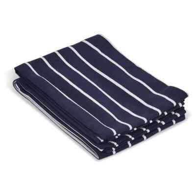 6 Pack 100% Egyptian Cotton Kitchen Towels - Absorbent, Lint-Free, Hanging Loop