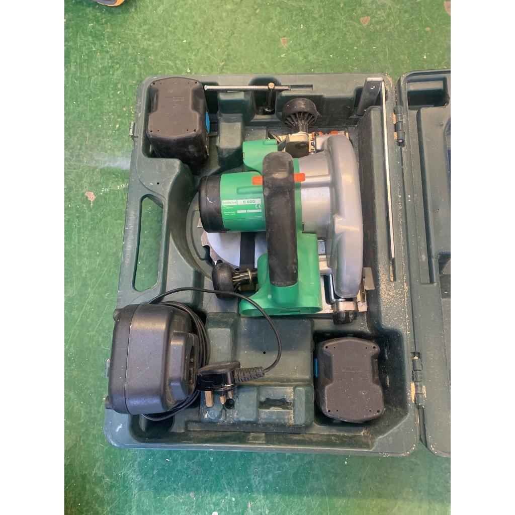 Hitachi C6DD battery powered 18v circular saw in Lymington, Hampshire