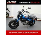 IN STOCK NOW! - NEW (22YM) Honda Monkey Z125 ABS. Blue. £3,999 On The Road