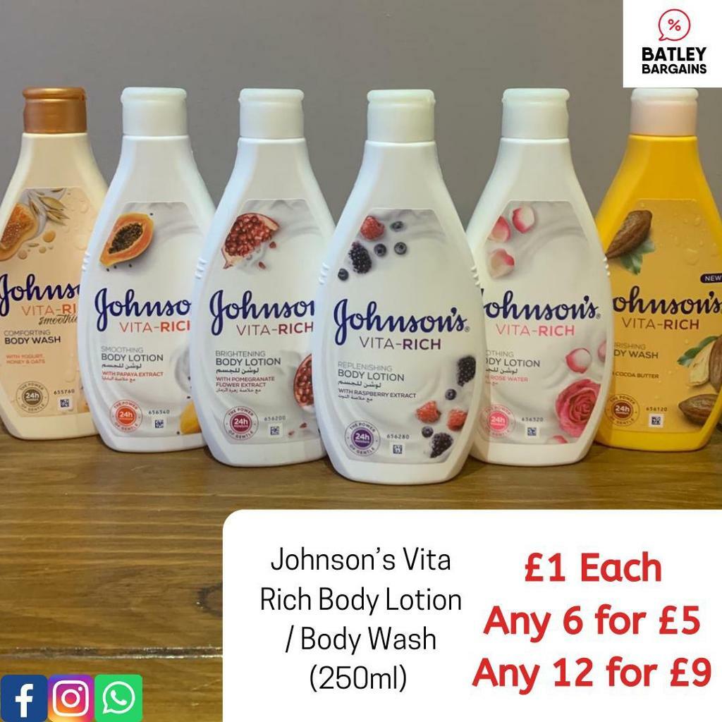 johnson body lotion /body wash 250ml in Batley, West Yorkshire Gumtree