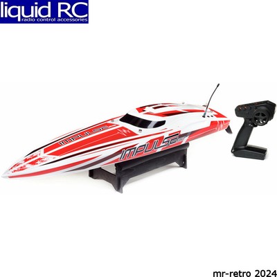Pro Boat 08037T2 Impulse 32 Deep-V brushless Smart Wht/Red: RTR
