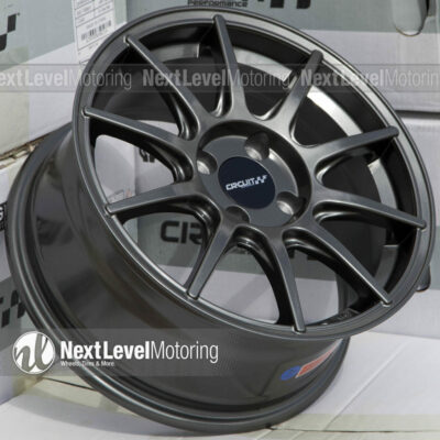 4 Circuit CP41 15x7 4x100 +35 Gun Metal Wheels Fits Acura Integra Honda Civic